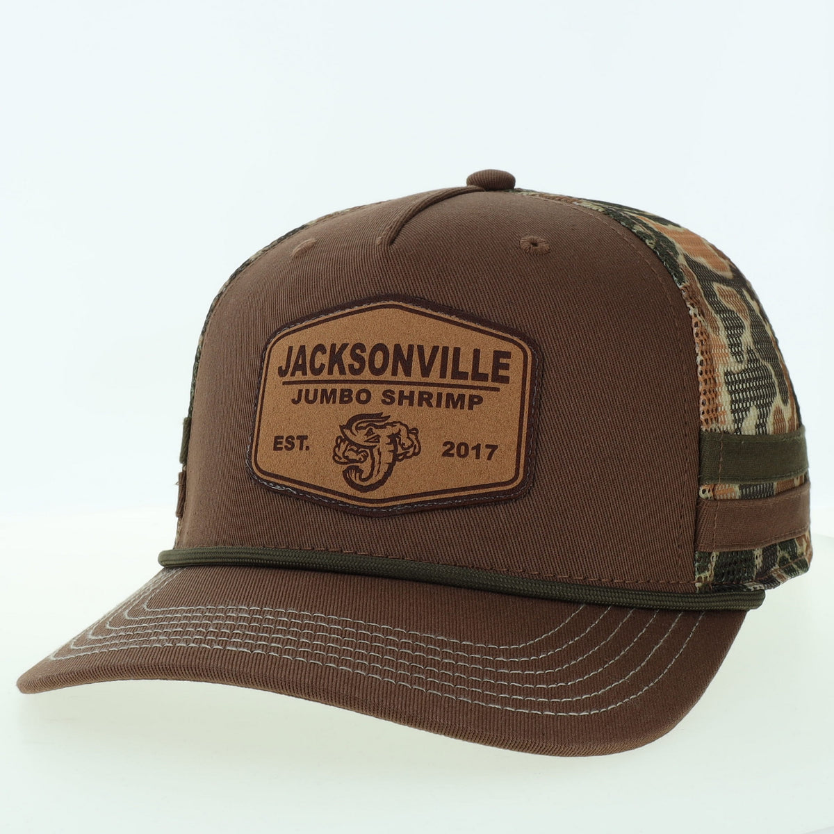 Jacksonville Jumbo Shrimp Legacy Duck Camo Trucker – Jacksonville