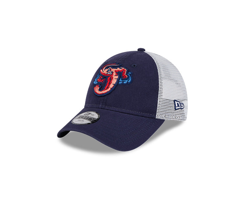 Jacksonville Jumbo Shrimp New Era Youth EG Trucker 9Forty