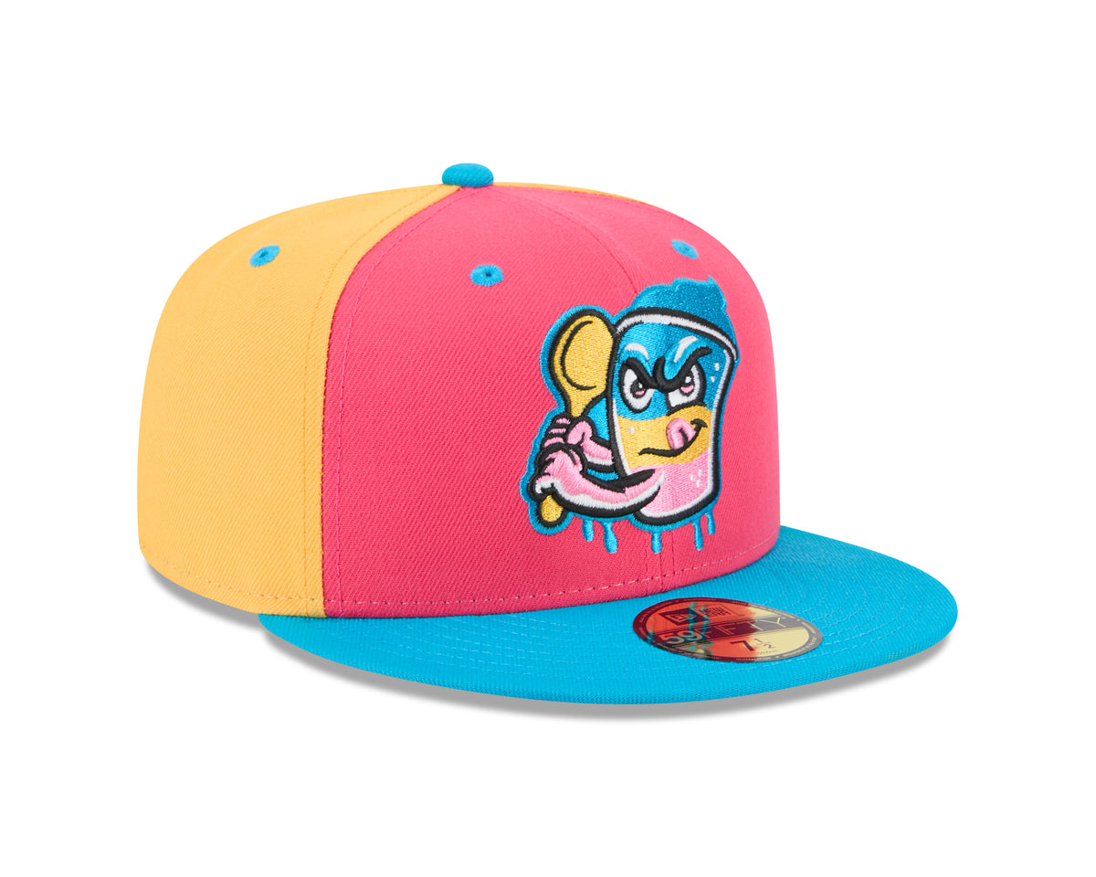 Jacksonville Jumbo Shrimp New Era Honey Drippers Theme Night