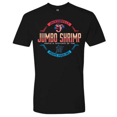 Jacksonville Jumbo Shrimp Bimm Ridder Black Affiliate Tee