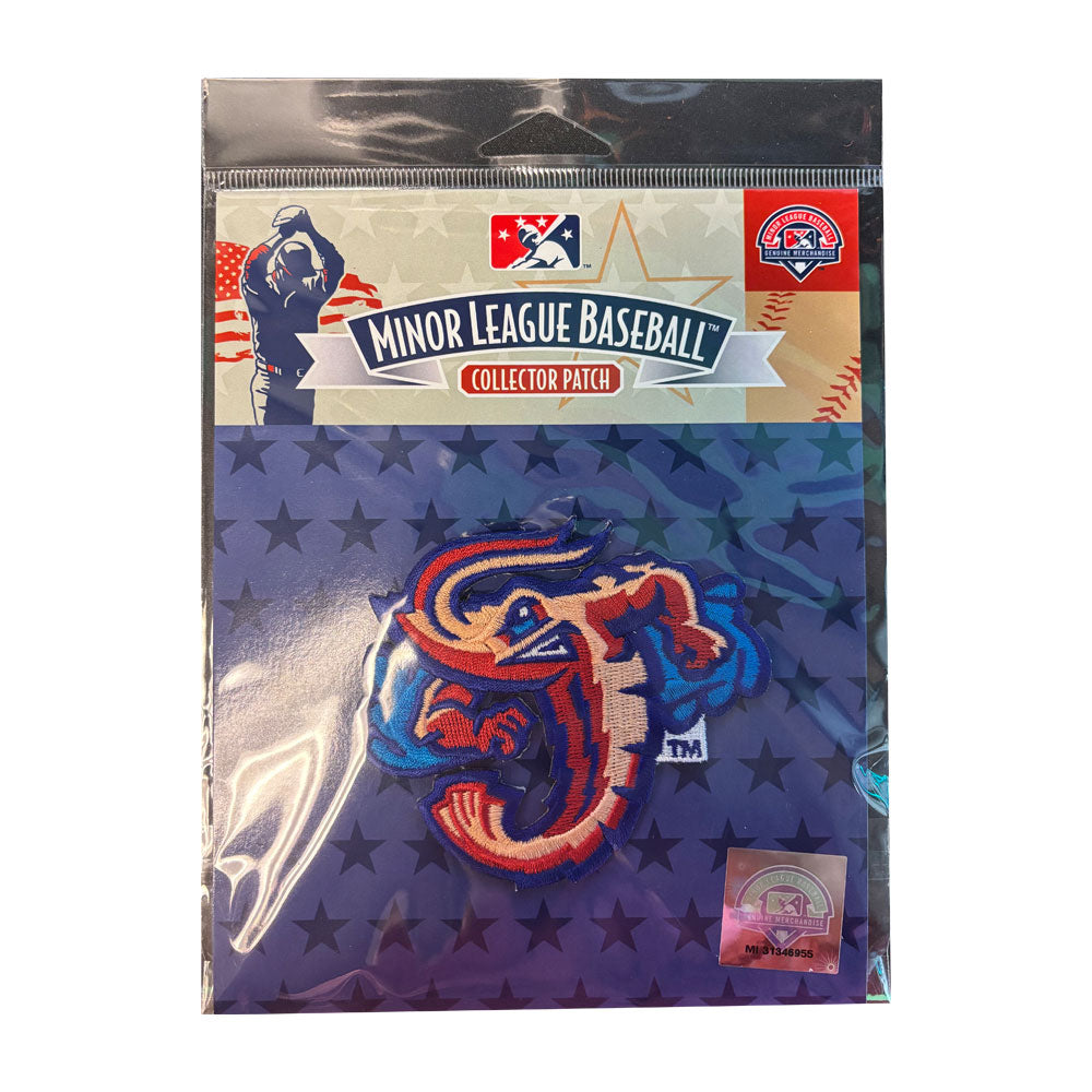 MLBチームロゴ ビアブリック Jacksonville Jumbo Shrimp The Emblem Source Primary Logo Patch