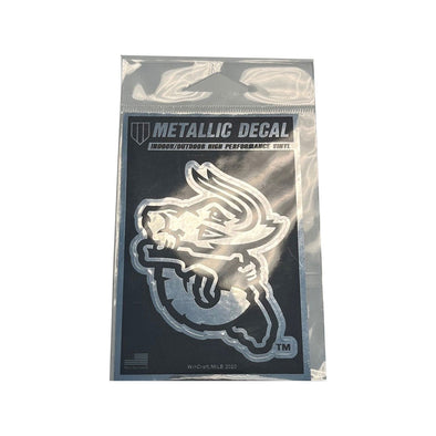 Jacksonville Jumbo Shrimp Wincraft Metallic 3"x 5" Florida Logo Decal