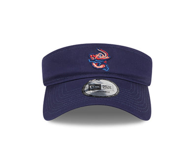 Jacksonville Jumbo Shrimp New Era Navy Primary Visor