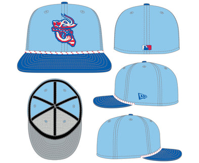 Jacksonville Jumbo Shrimp New Era 2025 4th of July 59Fifty