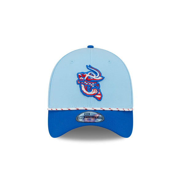 Jacksonville Jumbo Shrimp New Era 2025 4th of July 39Thirty