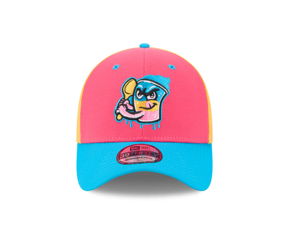 Jacksonville Jumbo Shrimp New Era Honey Drippers Theme Night 39Thirty PREORDER