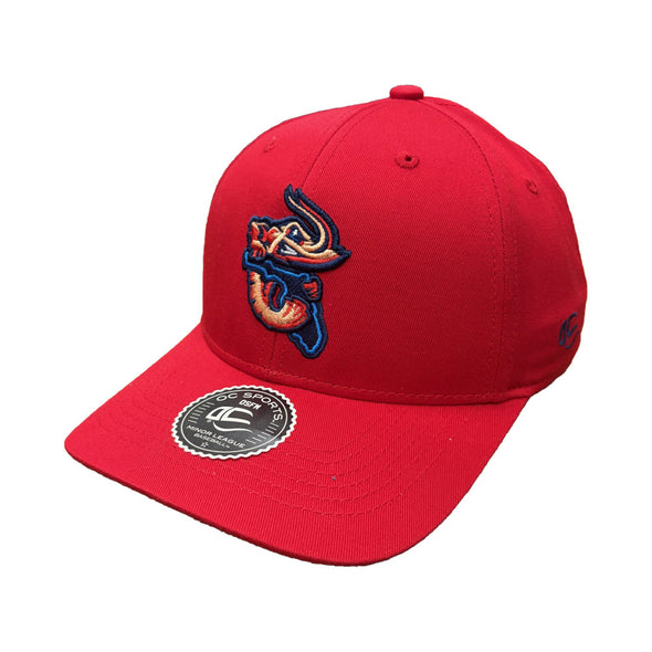15th TATSUO UMEMIYA OPEN キャップ Jacksonville Jumbo Shrimp OC Sports Youth Red Alt Replica