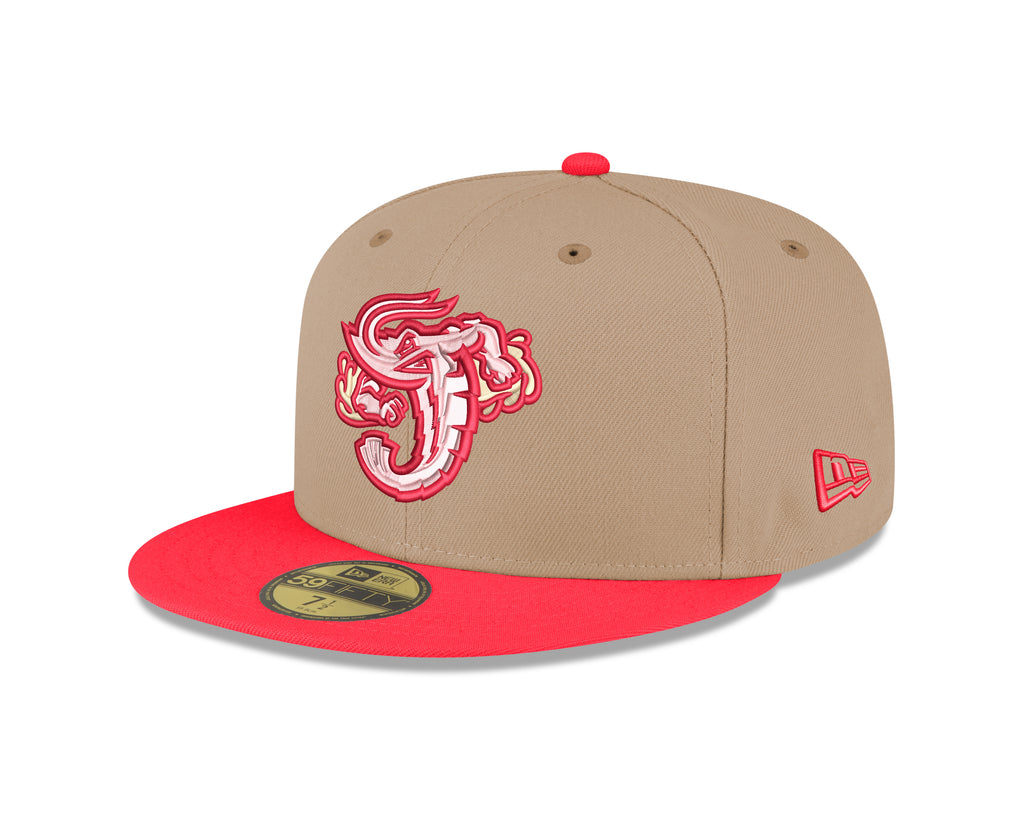 Jacksonville Jumbo Shrimp 2017-2022 Official On-Field Batting Practice 59FIFTY *Discontinued* 7 7/8