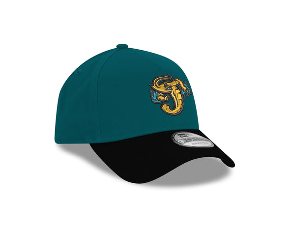 Jacksonville Jumbo Shrimp New Era Grit-Iron A-Frame 9Forty Snapback