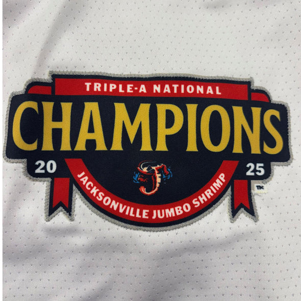 Jacksonville Jumbo Shrimp Evoshield 2025 Gold Collection Jersey