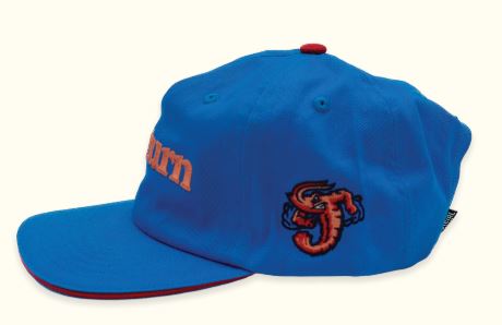 Jacksonville Jumbo Shrimp Official League flipturn x Jumbo Shrimp Poppy Hat