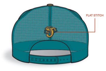 Jacksonville Jumbo Shrimp OC Sports Teal Eephus Snapback