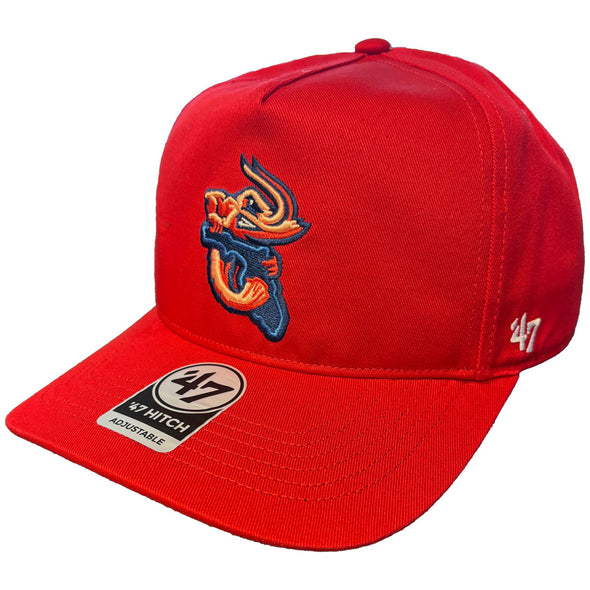 Jacksonville Jumbo Shrimp '47 Red Florida Logo Hitch