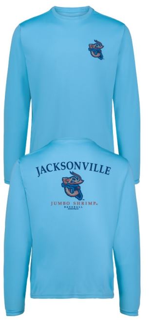 Jacksonville Jumbo Shrimp MV Sport Sunproof L/S Tee