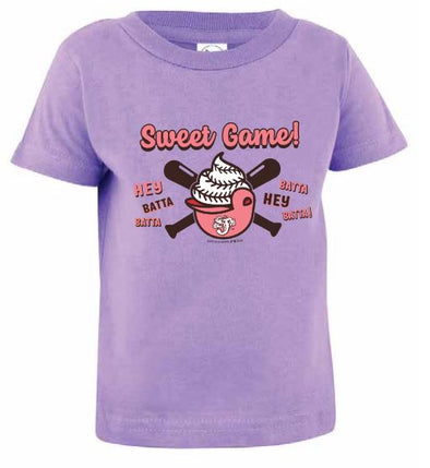 Jacksonville Jumbo Shrimp Soft As A Grape Lavender Sweet Game Infant Tee