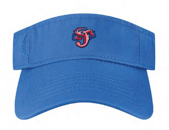 Jacksonville Jumbo Shrimp Legacy Allegheny Blue Tennis Visor