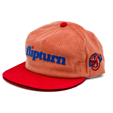 Jacksonville Jumbo Shrimp Official League flipturn x Jumbo Shrimp Red Cord Hat