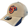 Jacksonville Jumbo Shrimp New Era Gray Linear 39Thirty