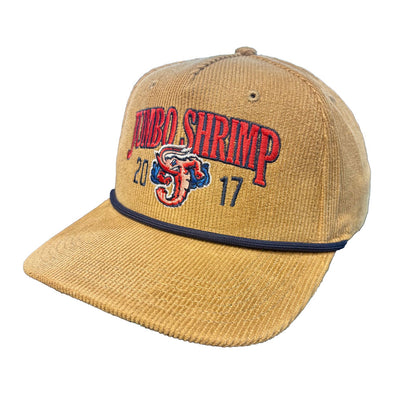 Jacksonville Jumbo Shrimp Legacy Khaki Corduroy Roadie