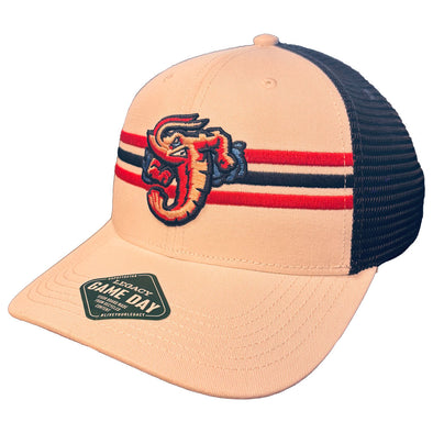 Jacksonville Jumbo Shrimp Legacy 3 Bar Game Day Trucker