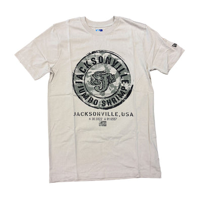 Jacksonville Jumbo Shrimp New Era 2025 Armed Forces Day Tee