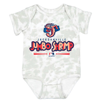 Jacksonville Jumbo Shrimp BR Haze Tie Infant Bodysuit