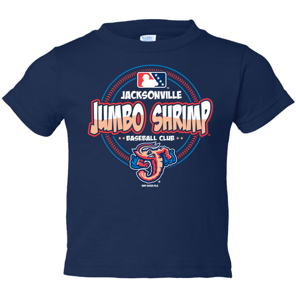 Jacksonville Jumbo Shrimp BR Navy Viva Infant Tee