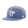 Jacksonville Jumbo Shrimp '47 Timber Blue Sebasco Captain Snapback