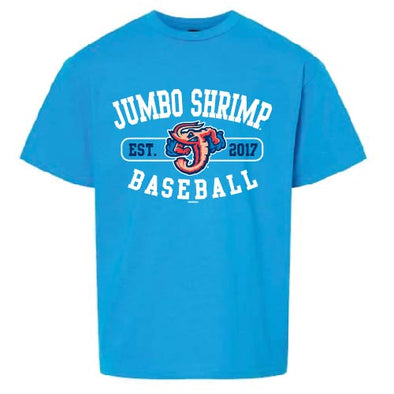 Jacksonville Jumbo Shrimp Bimm Ridder Sapphire Youth Softstyle Tee