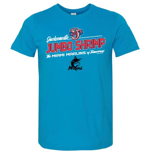 Jacksonville Jumbo Shrimp Bimm Ridder Sapphire Affiliate Tee