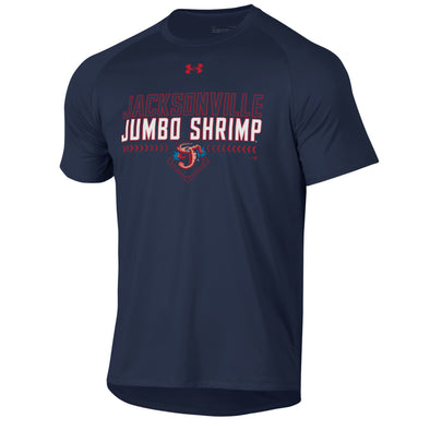 Jacksonville Jumbo Shrimp Under Armour Midnight Navy Tech Tee