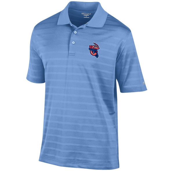 Jacksonville Jumbo Shrimp Champion Champion Carolina Blue Textured Polo