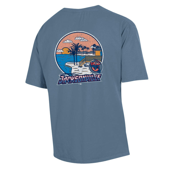 Jacksonville Jumbo Shrimp Comfort Wash Saltwater Pocket Tee