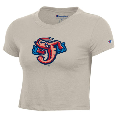 Jacksonville Jumbo Shrimp Champion Women's Cocoa Butter Baby Tee