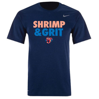 Jacksonville Jumbo Shrimp Nike Navy Shrimp & Grit Dri-Fit Tee