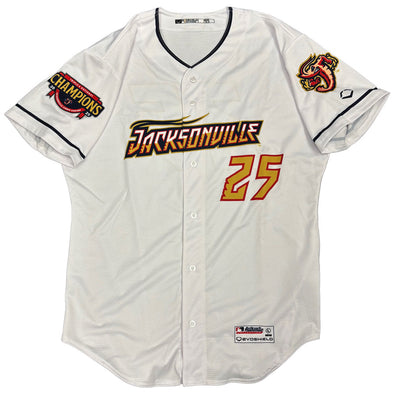 Jacksonville Jumbo Shrimp Evoshield 2025 Gold Collection Jersey