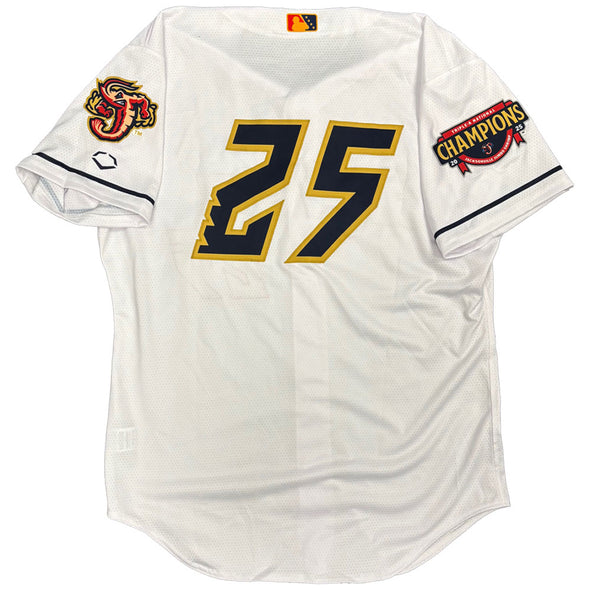 Jacksonville Jumbo Shrimp Evoshield 2025 Gold Collection Jersey