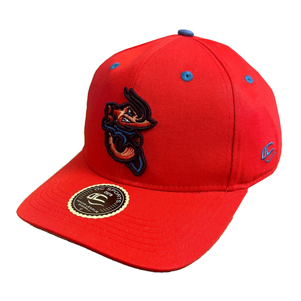 Jacksonville Jumbo Shrimp OC Sports Infielder Red Alt Replica