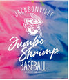 Jacksonville Jumbo Shrimp MV Sport Tie Dye Beachcomber Bag